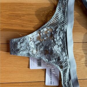 Else atelier Petunia thong in Blue Mist